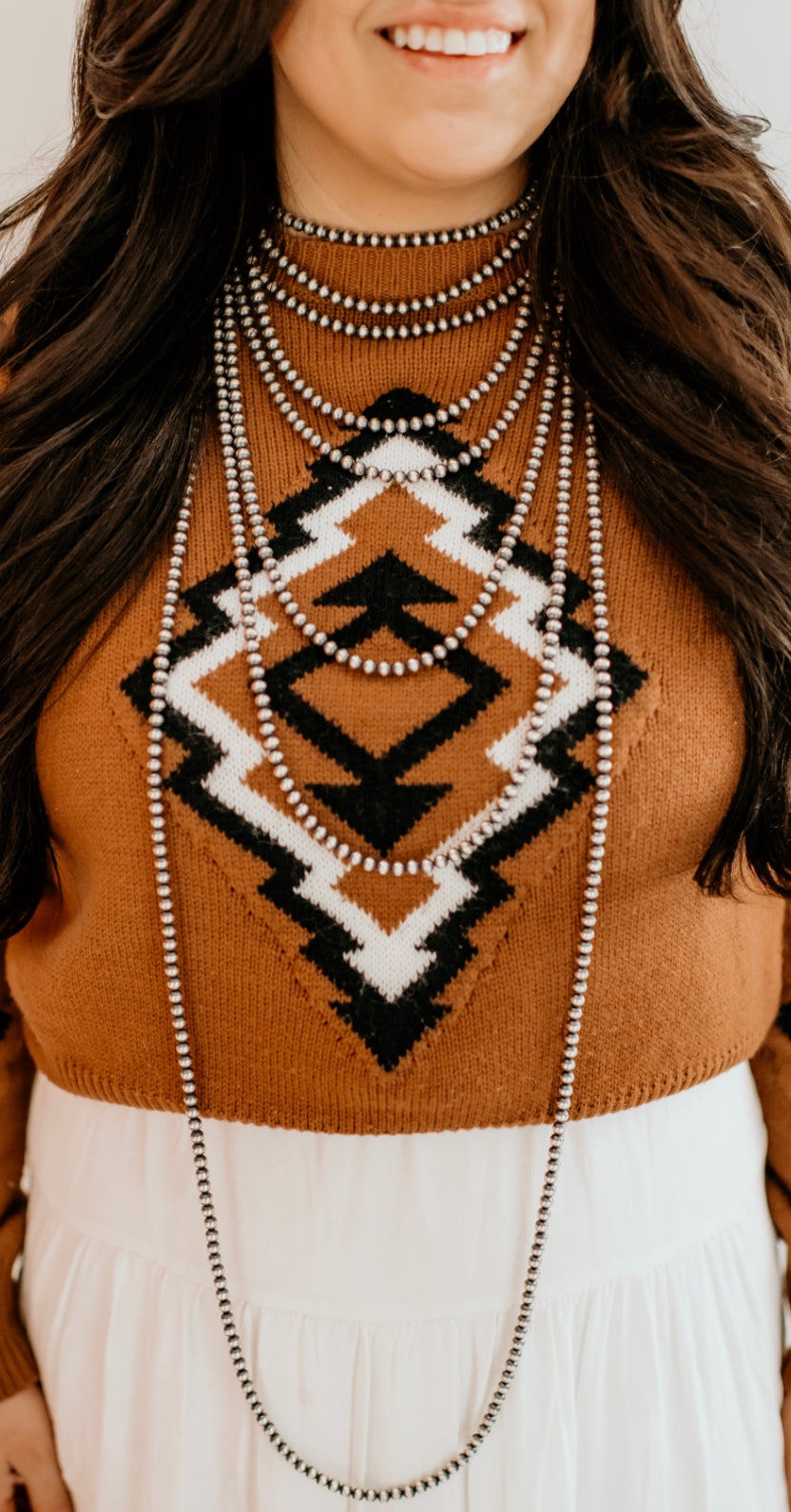 6mm Navajo Pearls - varying lengths