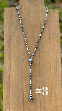 20” Lariat style Navajo Pearls